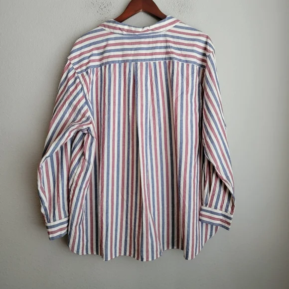 Sezane Max Shirt in Stripes size 48 - Picture 7 of 10